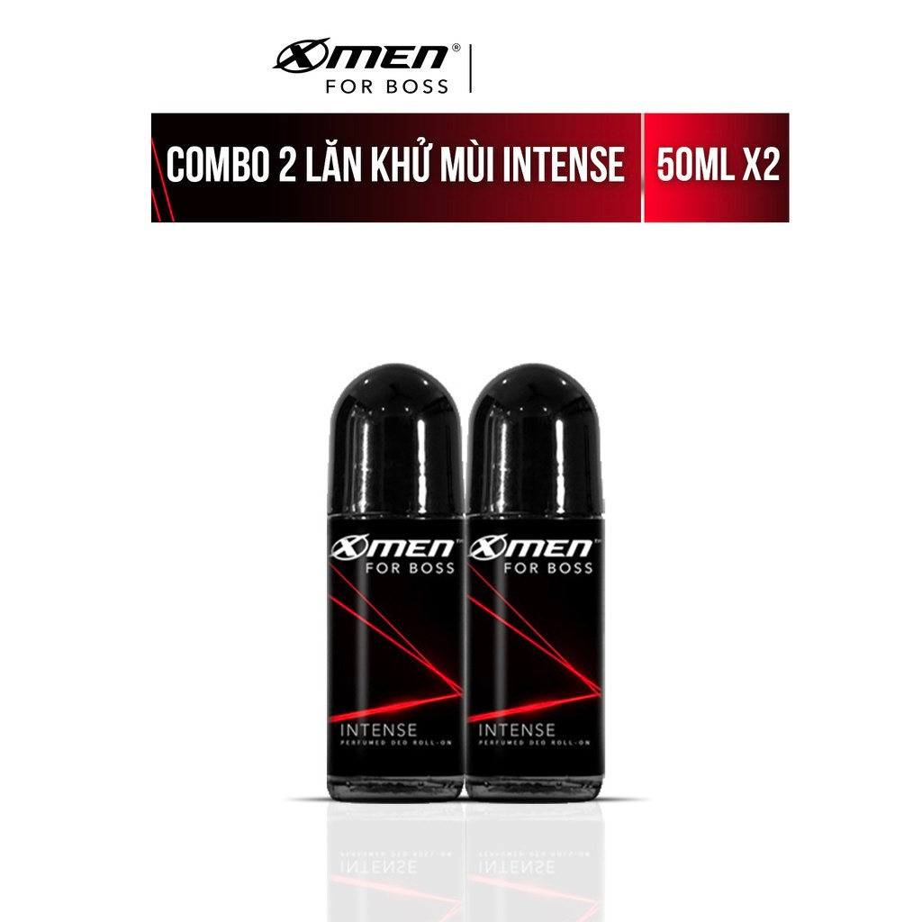 Combo 2 lăn khử mùi x-men for boss 50ml - hương intense