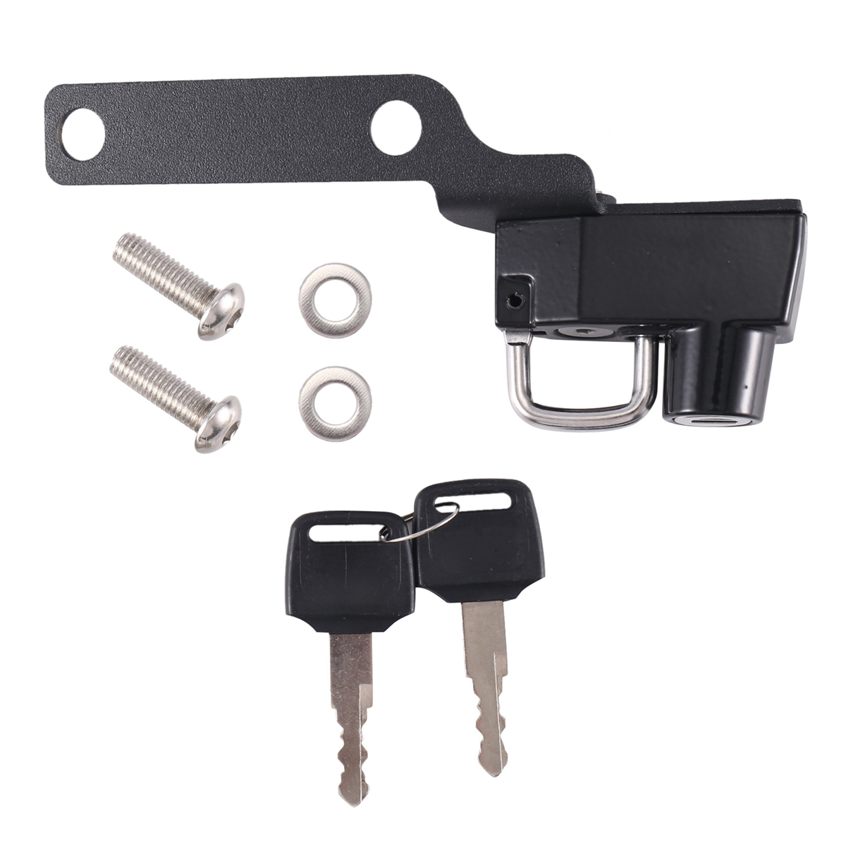 Motorcycle Helmet Lock Anti-Theft with 2 Keys Replacement Vacuum Cleaner Accessories for Honda CB125R CB150R CB250R CB300R CB500R CB650R CBR650R 2019-
