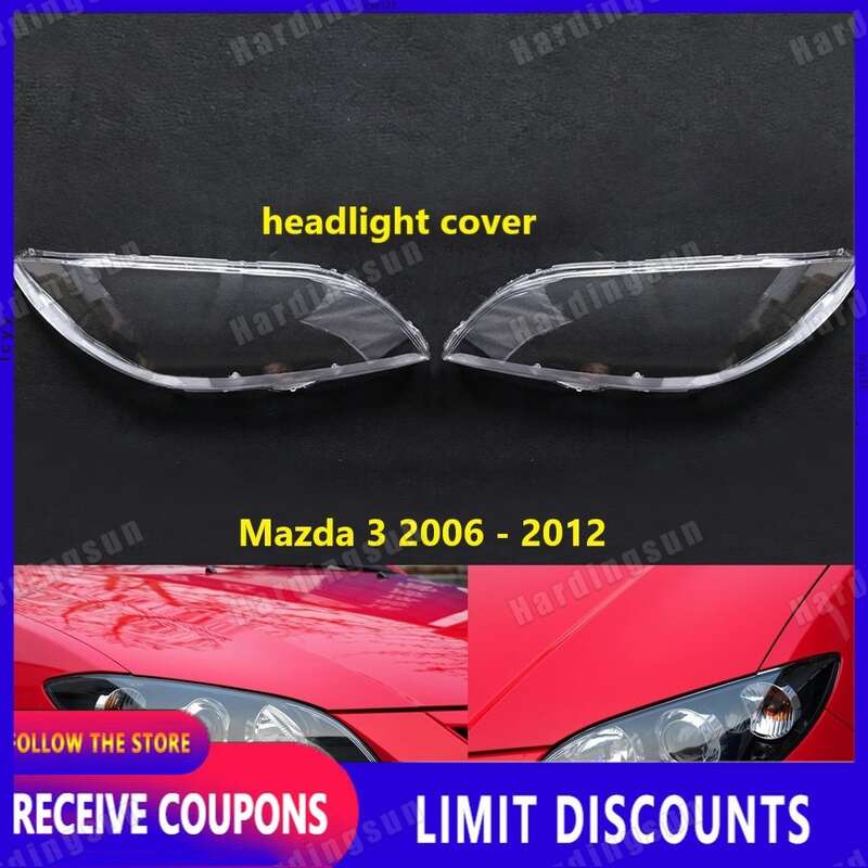 ไฟหน้ารถสำหรับ Mazda 3 2006 2007 2008 2009 2010 2011 2012ฝาครอบหลอดไฟหน้ากันน้ำเลนส์ใสออโต้ Autolab ราคา 2,320 บาท*ส่งฟรี