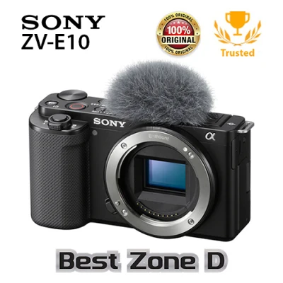 Sony ZV-E10 mirrorless vlog camera Body ZVE10 (Black)