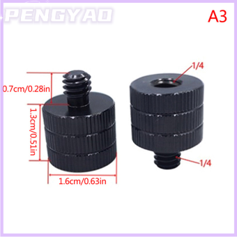 Vít chuyển đổi 1/4 sang M4 M5 M6 M8 M10 Bộ chuyển đổi gắn vít ren đực sang cái 3/8 "vít chuyển đổi gắn tiêu chuẩn 1/4 cho chân máy chiếu