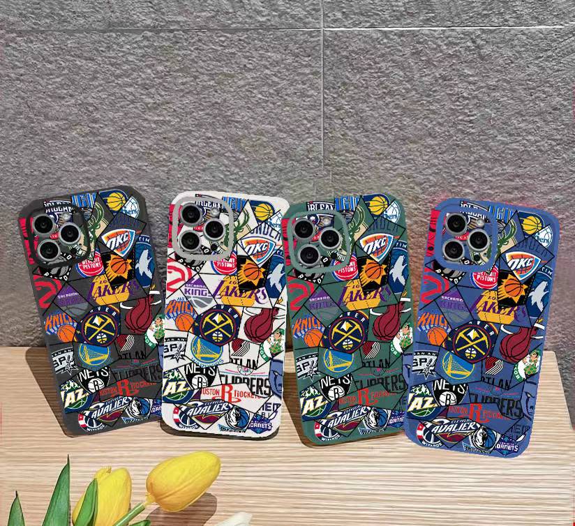 Đối với Samsung A10 Samsung A10S Samsung A11 Samsung A12 Samsung A14 Samsung A50 Vỏ điện thoại Logo đội bóng rổ mềm Silicone Trường hợp điện thoại Vỏ điện thoại chống sốc Vỏ điện thoại