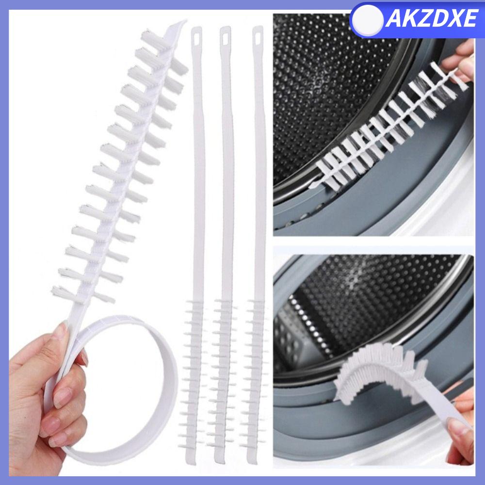 AKZDXE Tay cầm dài Bàn chải máy giặt dạng lăn Xoay 360 ° Khử trùng Bàn chải làm sạch Bền Phổ thông Dụng cụ rửa phòng tắm