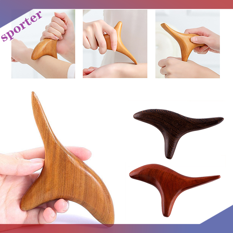 Sporter Wood Trigger Point Massage Gua Sha Tools Professional Lymphatic Drainage Tools ราคา 59 บาท*ส่งฟรี
