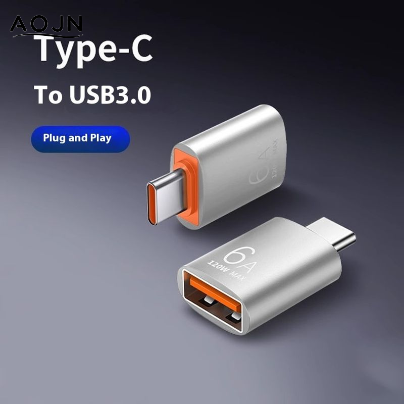 Aojn Type-C to USB 3.0 Converter for Instant Connection and Device Expansion. ราคา 10 บาท*ส่งฟรี