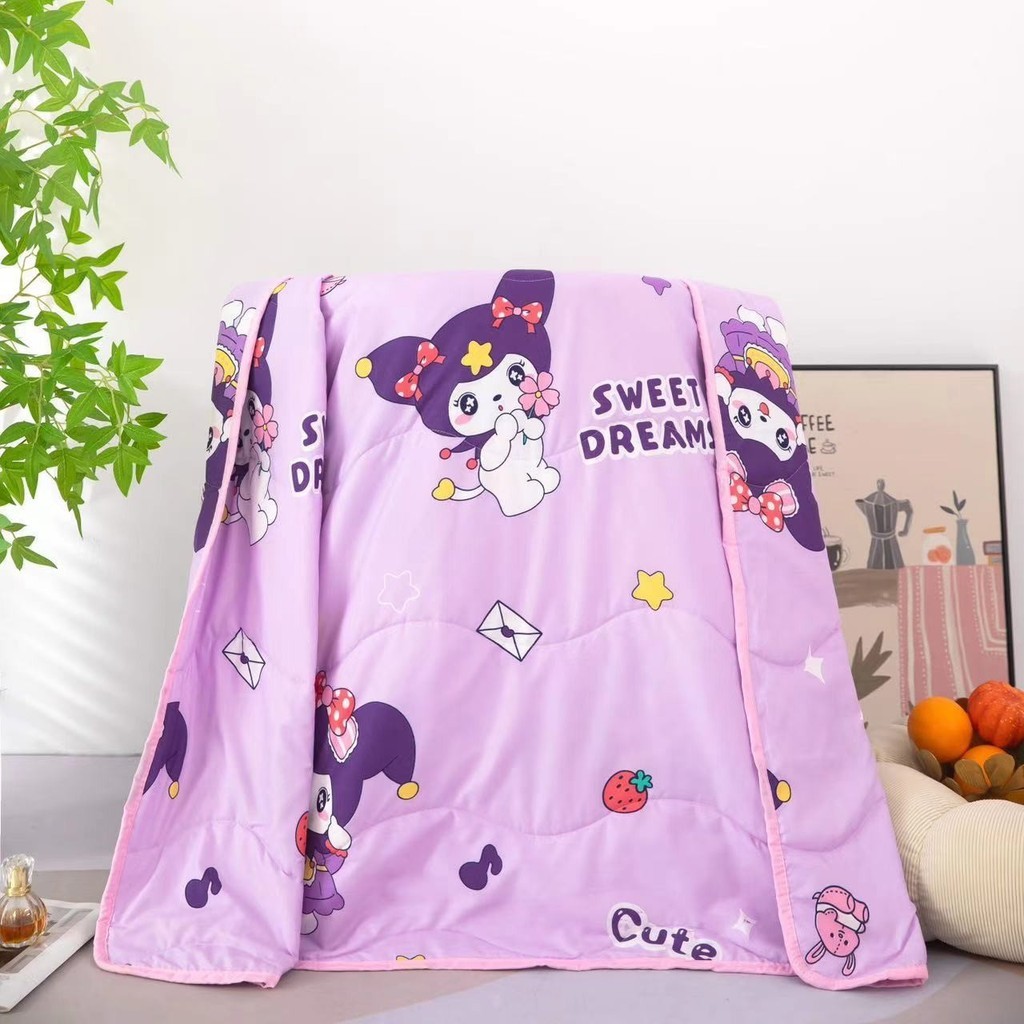 Children Summer Cool Quilt Boys Girls Summer Air Conditioning Quilt Kids Kindergarten Nap Quilt