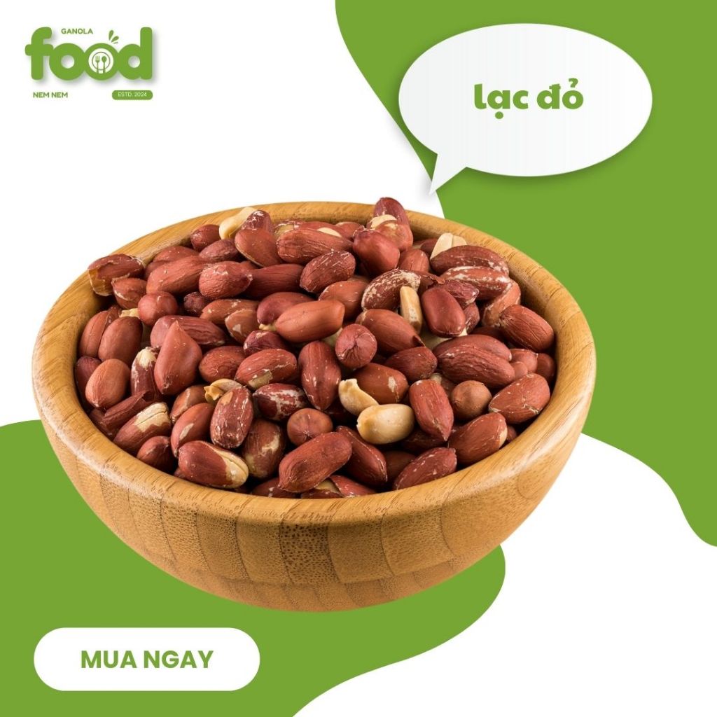 Lạc đỏ . phộng đỏ. đậu phộng . nhân lạc Lạc Đỏ Tây Bắc Thơm Bùi Ngậy - Hút Chân Không