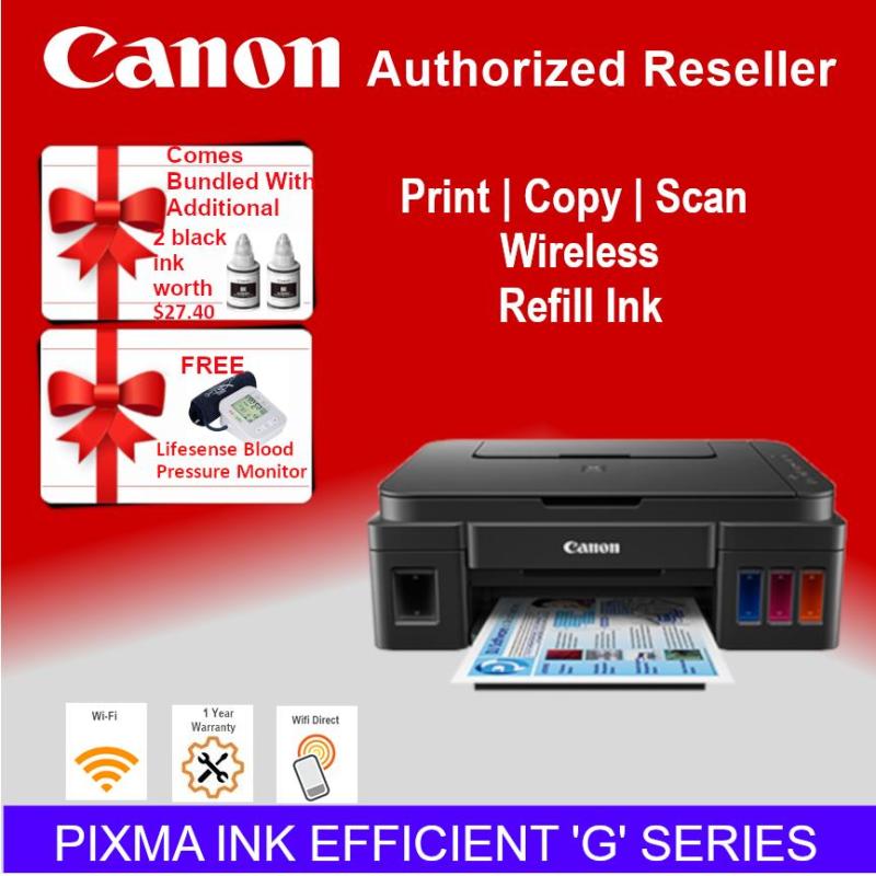 [Local Warranty] Canon PIXMA G3000 Refillable Ink Tank Wireless All-In-One Printer G-3000 G3000 Singapore