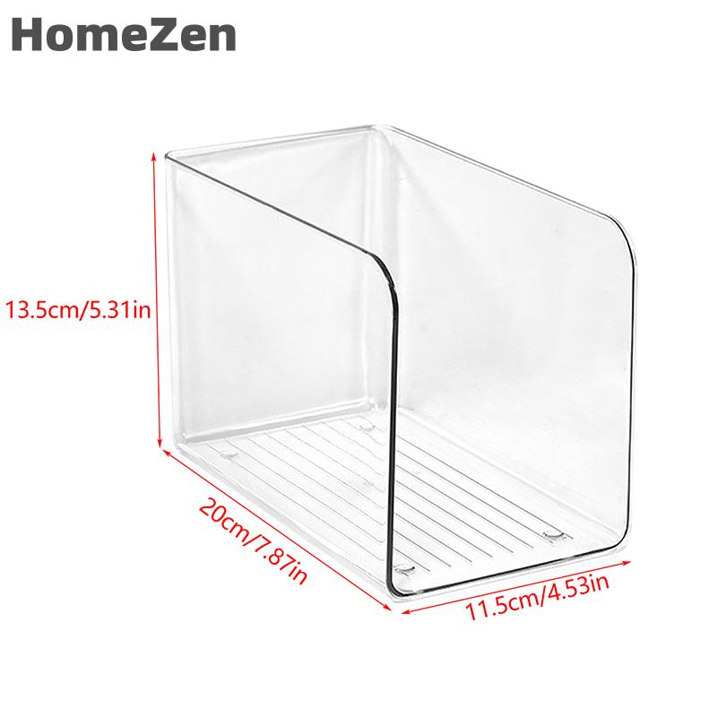 HomeZen Trong Suốt Acrylic Bookends Đứng Kệ Sách Máy Tính Để Bàn Trang Trí Lưu Trữ Giá Bookend Cuốn 