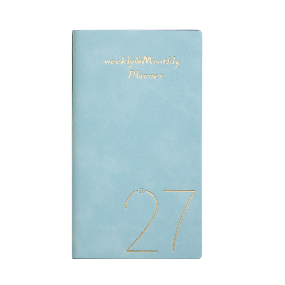 GIORGIONE A6 2027 Schedule Planner Notepad Wear-resistant English To-do List Notebook Academic Weekly Agenda Portable Personal Schedule Journal School Office Supplies