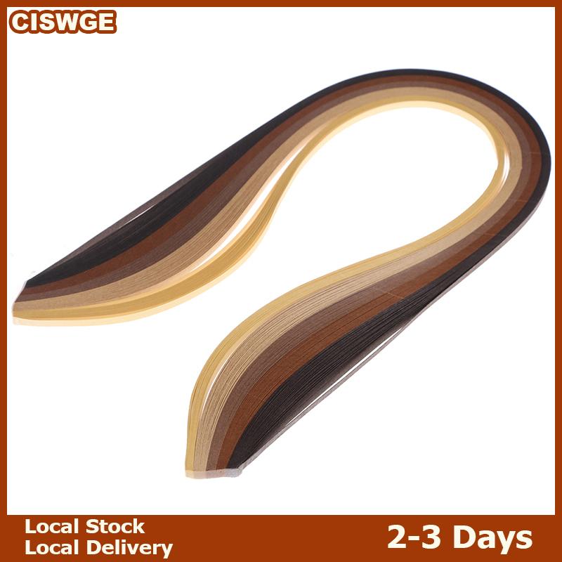 CISWGE 100Pcs set Paper Quilling Strips Set 3mm 39cm Paper For Craft DIY Quilling Tool