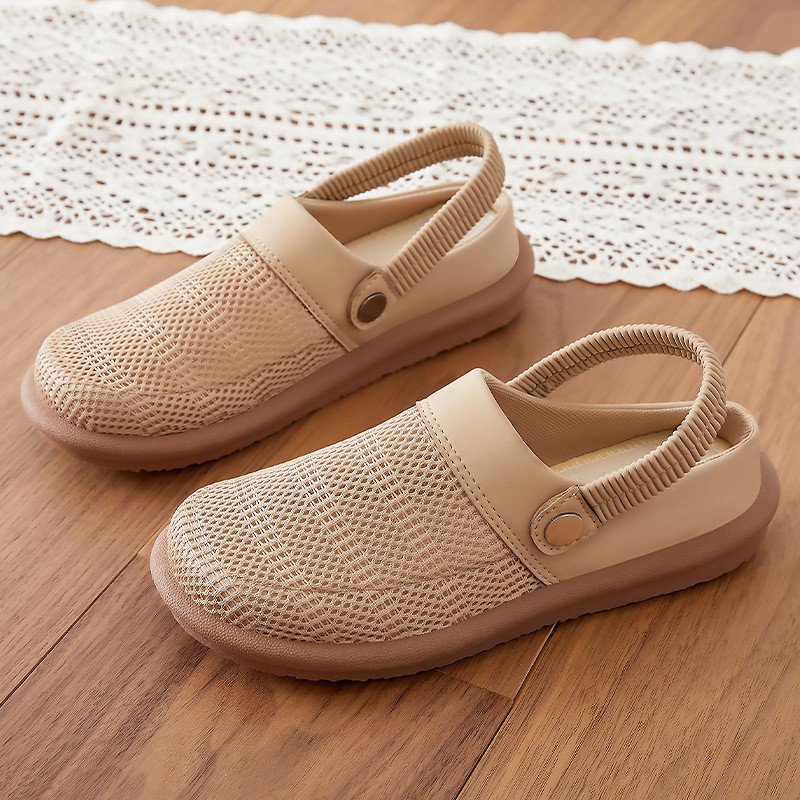 Simple Japanese Shoes Baotou Soft-Soled Sandals