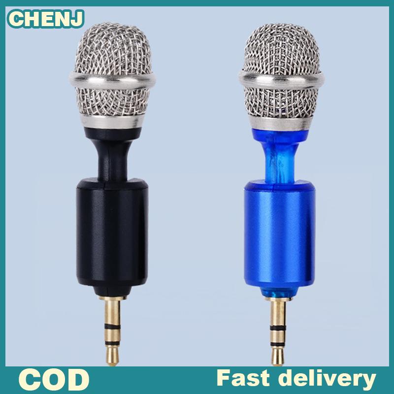 CHENJ ไมโครโฟนโลหะขนาดเล็กแบบปลั๊กแอนด์เพลย์ขนาด5มม. สำหรับบันทึกวิดีโอแชทการประชุมชั้นเรียน ราคา 63 บาท*ส่งฟรี