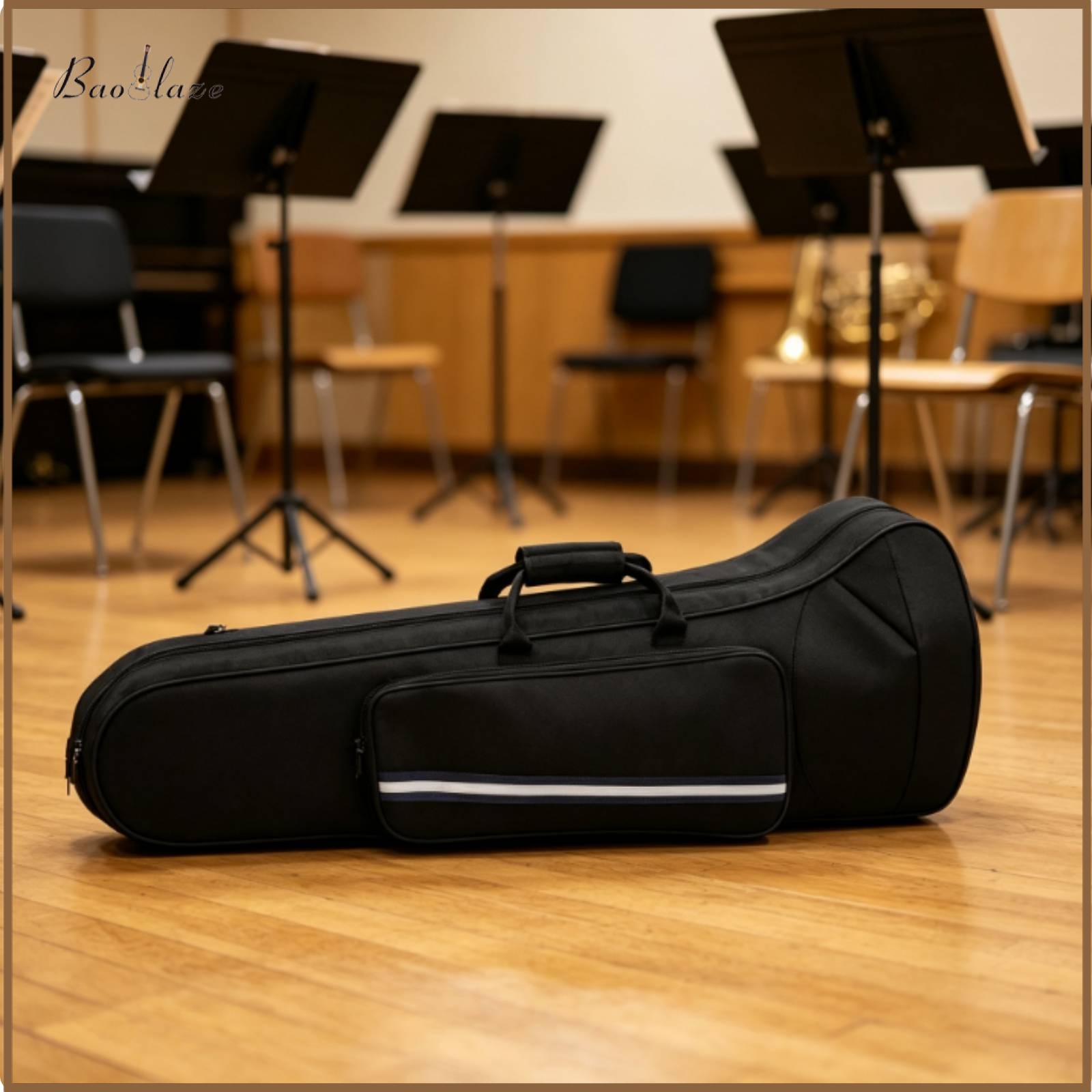 Baoblaze Padded Slide Instrument Bag with Backpack Straps Waterproof Slide Instrument Bag Long-Lasting Soft-Sided for Travel, Rehearsals ราคา 28,252 บาท*ส่งฟรี