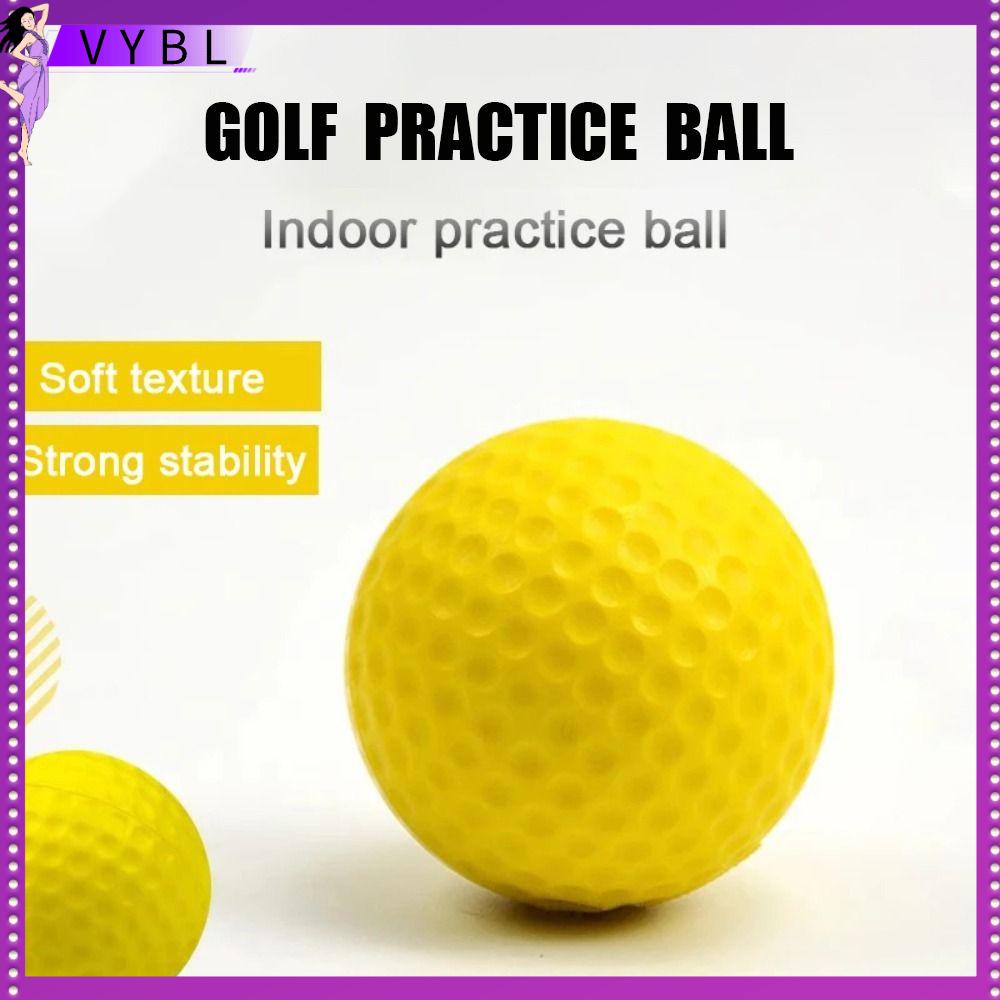 VYBL 10PCS Đàn hồi Bóng tập golf trong nhà PE Không xốp Bóng Xốp tập golf Nhiều màu Đồ chơi golf Ngoài trời