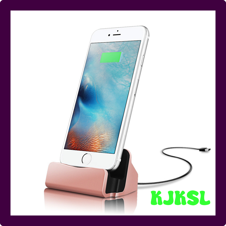 Kjksl telefon schreibtisch dây ladegerät tiện dụng stehen für iPhone x 8 7 6S 6 Plus I telefon 5 5S SE ladelation schreibtisch ladegerät trạm nối lklaf