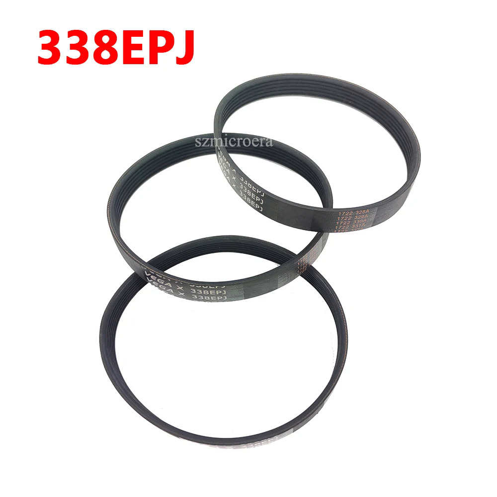 1pcs Vega Máy chạy bộ vành đai 338epj 5 xương sườn 6 xương sườn cao su ổ đĩa vành đai đa nêm vành đai đa rãnh vành đai