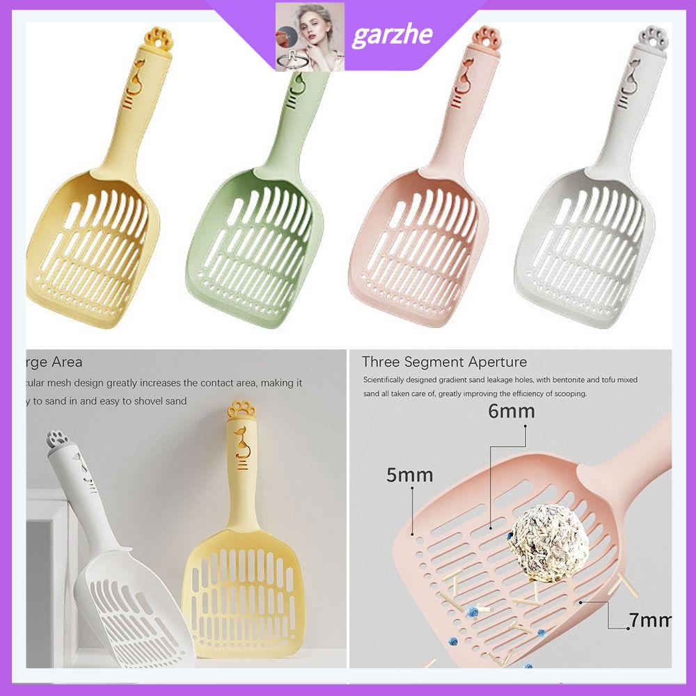 GARZHE24272 Rỗng Dụng cụ xúc rác cho mèo Nhựa Tiết kiệm sức lao động Dụng cụ xúc rác cho thú cưng Di động Rò rỉ nhanh Máy sàng lọc rác cho mèo