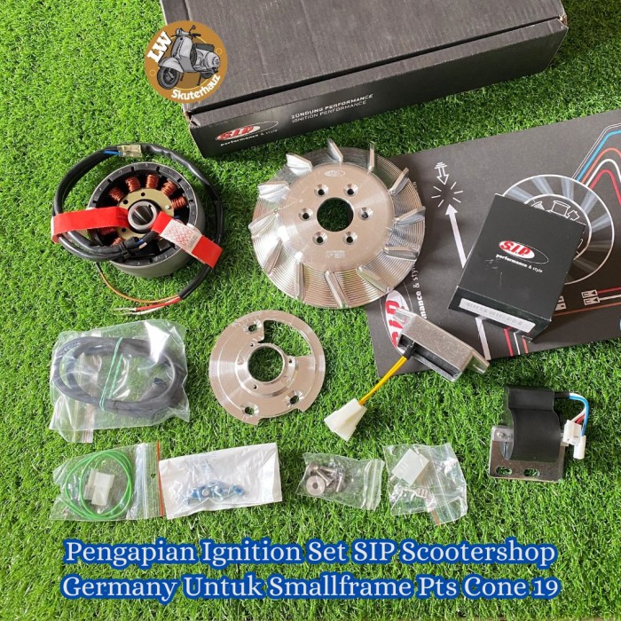 PROMO- PENGAPIAN SET SIP SCOOTERSHOP GERMANY UNTUK SMALLFRAME PTS CONE 19 - RED MARKEET Harga 7,881,000 rupiah*Gratis Ongkir