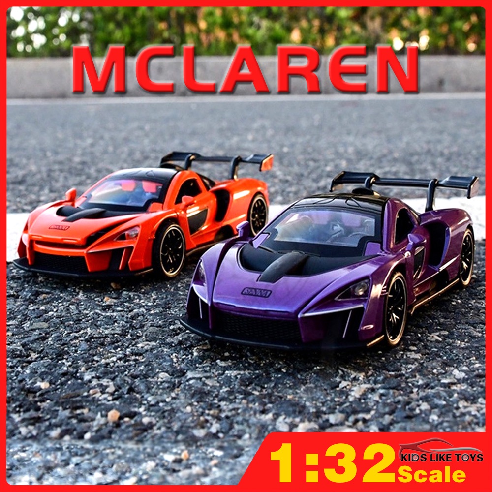 Klt 1:32 McLaren Senna Diecast Mô Hình HợP Kim xe cho trẻ em Đồ chơi cho đồ chơi bé trai cho trẻ em ô tô đồ chơi