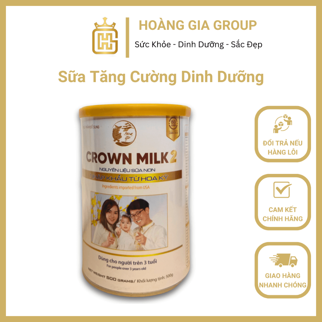 Sữa Crown Milk 2 Hỗ Trợ Tăng Cường Sức Khỏe, Thể Chất Và Chất Lượng Cuộc Sống