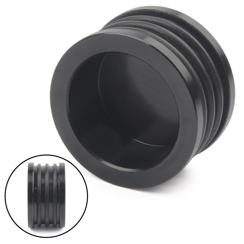 【Dữ liệu】 bằng nhôm màu đen trục cam con dấu Nắp Trục cam con dấu Phụ Kiện Xe Hơi bền