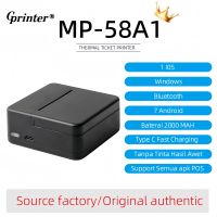 Free 1 roll bluetooth thermal printer 58mm high quality mini printer portabel pocket printer market Mobile Printer untuk warung kelontong support banyak apps