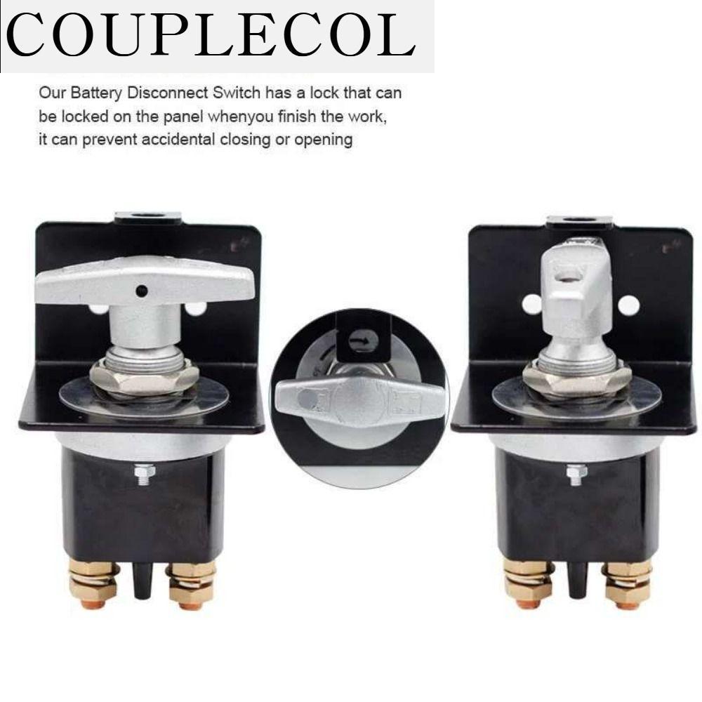 COUPLECOL 12V 500A Công tắc ngắt kết nối ắc quy Chịu lực Có tấm khóa Công tắc tắt nguồn ắc quy Công tắc tắt Pin Đa năng Phụ kiện hàng Hải RV Giá 621,809 Đồng*Miễn phí vận chuyển