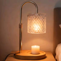Candle Warmer Lamp Wax Melt Heater Timer Dimmer Adjustable Height Electric Bulb Safe Home Decor