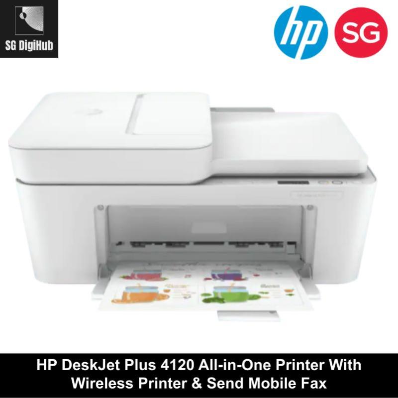 HP DeskJet Plus 4120 All-in-One Printer With Wireless Printer & Send Mobile Fax Singapore
