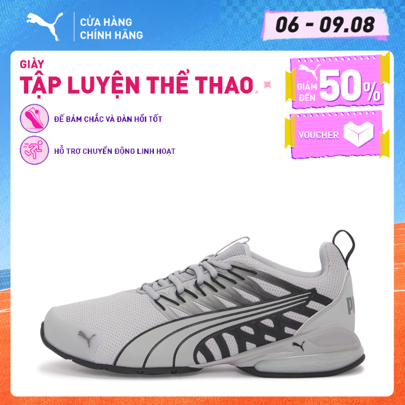 Giày Thể Thao PUMA Nam Voltaic Evo Wide Gray Echo-Black Màu Xám