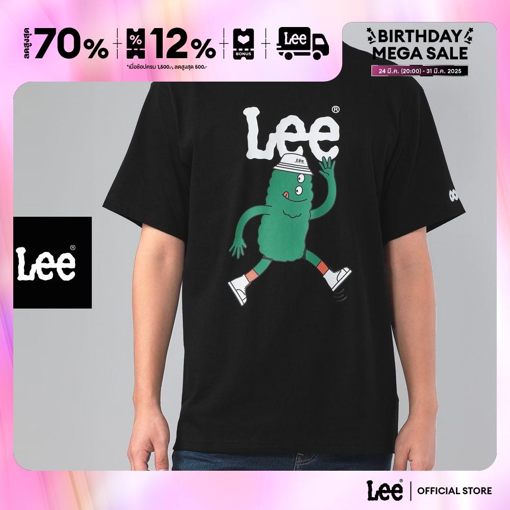 LEE เสื้อยืดแขนสั้นผู้ชาย คอลเลคชั่น Lee x MillionsMonster ทรง Comfort รุ่น LE F324MTSSN83 ราคา 645 บาท*ส่งฟรี