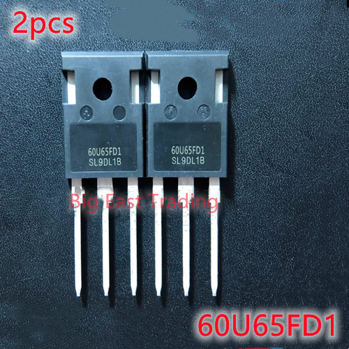 2 chiếc bóng bán dẫn 60u65fd1 đến-247 60a 650v, chất lượng đảm bảo