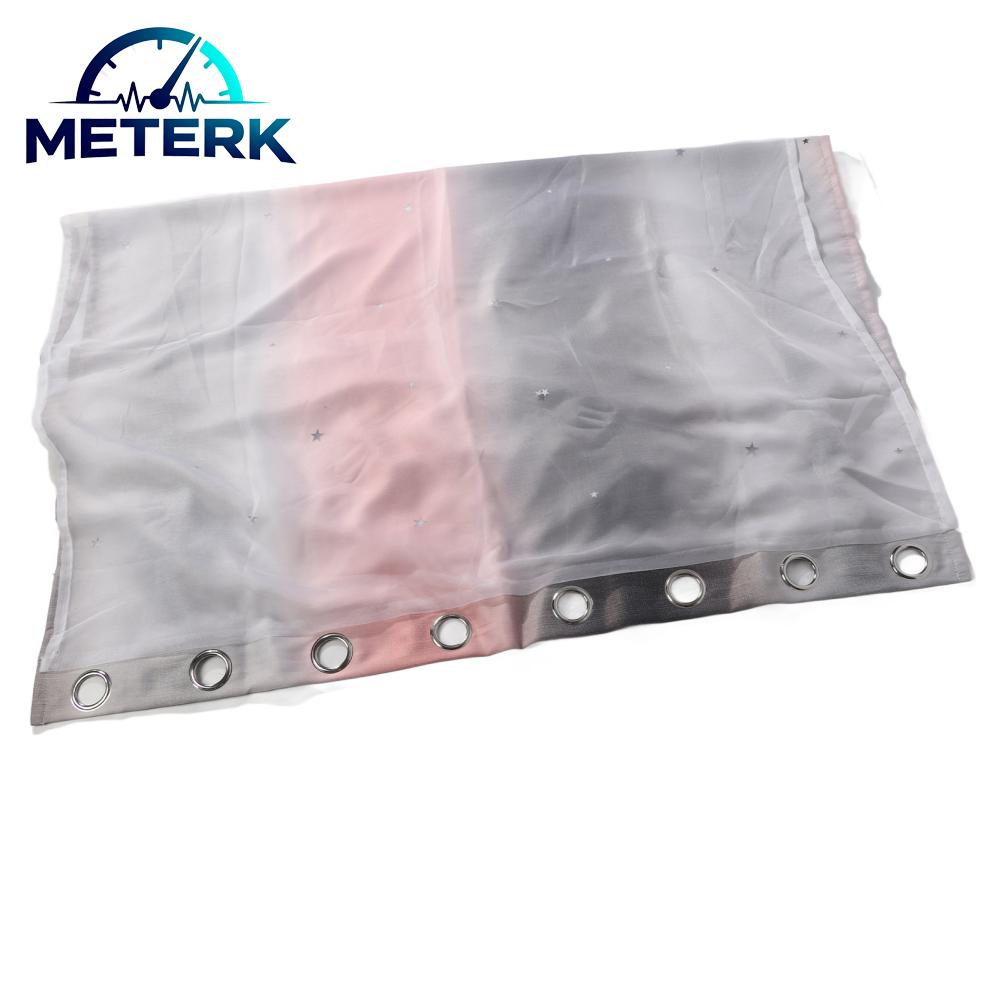 Meterk Aumotop ผ้าม่านกันแสงดาวสองชั้นผ้าม่านความแม่นยำสูงสำหรับห้องนอนเด็กผู้หญิงห้องนั่งเล่นหน้าต่างลายไล่ระดับสีที่มีสีสันสำหรับห้องทำงานห้องนอน (วัสดุ: โพลีเอสเตอร์) (134 ซม x 210 ซม.) ราคา 1,315 บาท*ส่งฟรี