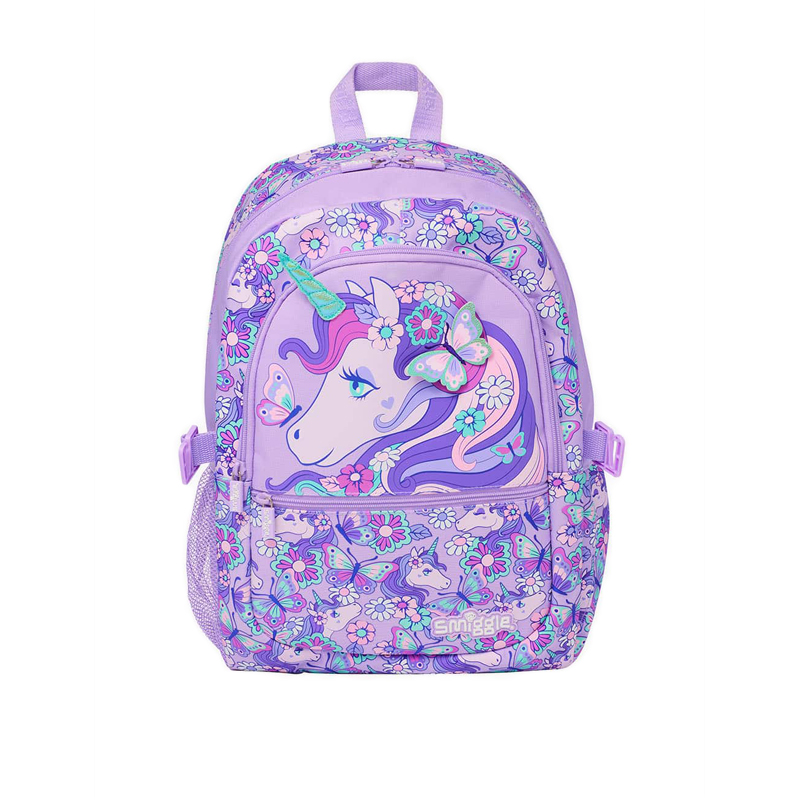Smiggle Hi There Classic Attach Backpack Lilac - IGL447226LIL