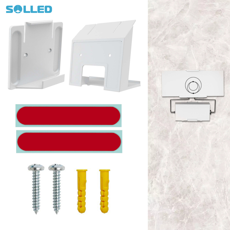 2 Pcs Router Wall Mount Home Router Brackets Holder ABS Wall Mounting Router Protection Compatible For StarLink Gen 3