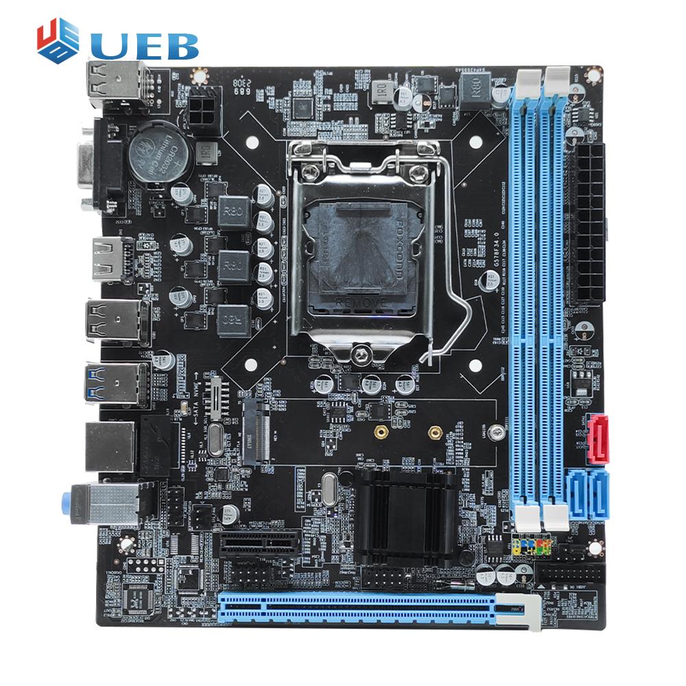 B75 bo mạch chủ lga1155 ổ cắm 16gb micro-atx bo mạch chủ máy tính để bàn realtek 10/100 mbps lan onboard hỗ trợ sata 2.0 3.0 pci express x16 x1 khe cắm