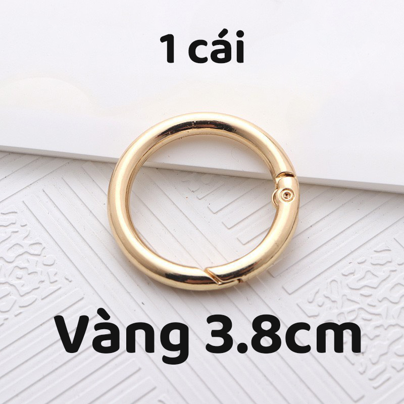 Khoen Tròn Mở Nhiều Size Làm Khoen Túi Xách Đóng Bìa Album