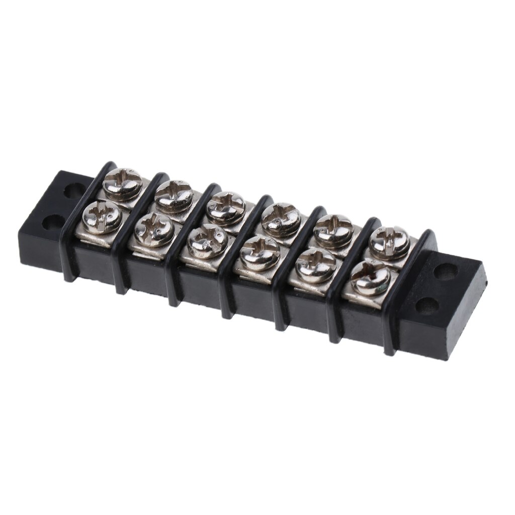 Replacement Marine Boat 6 Position 450V/30A Dual Row Screw Terminal Block