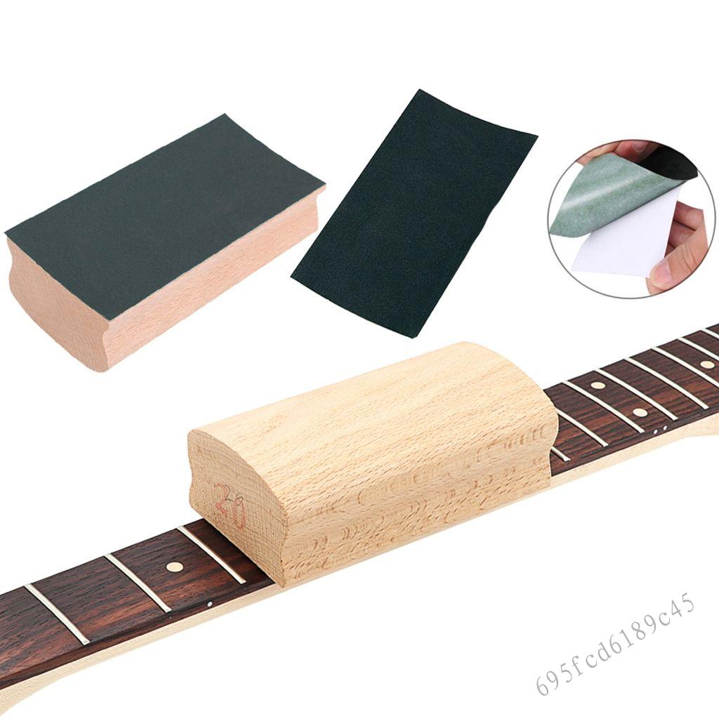 Thanh Guitar Gỗ Cong Đánh Bóng R71G - 16 Inch