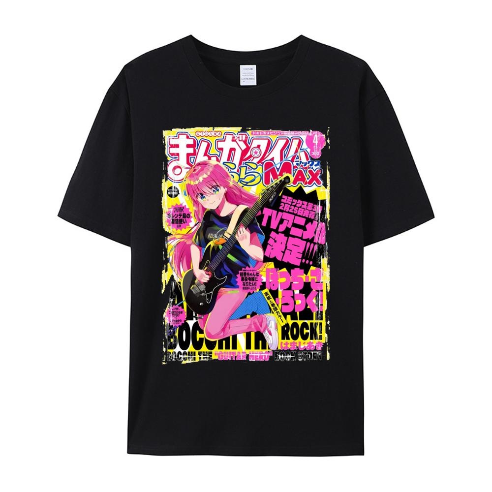 New store openingBocchi the Rock Manga Ryo Tee women graphic manga summer tshirt girl anime comic clothing2025 COD - 1