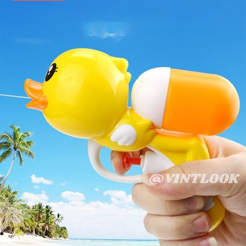 VINTLOOK HS Children's water gun, cartoon mini water gun, small water gun, beach water toy, water fight artifact ราคา 46 บาท*ส่งฟรี