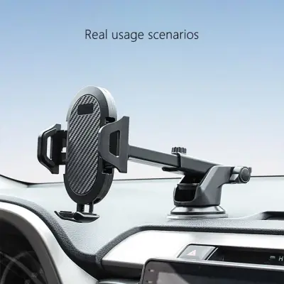 [Local Seller] Strong Suction Long Neck Car Phone Holder Windshield Suction Universal Mobile Phone Stand Holder