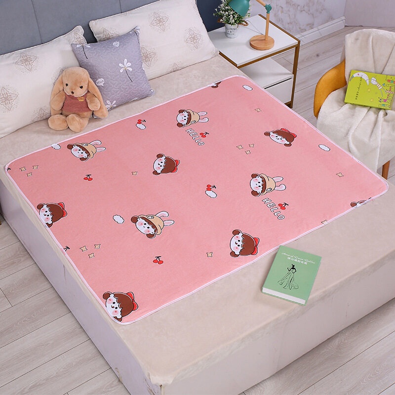 【ซื้อ1แถม1】ผ้ารองฉี่3ชั้น ขนาด100cmx150cm สำหรับผู้ใหญ่ ผู้สูงอายุ ผู้ป่วยติดเตียง ผู้หญิงปรำจำเดือน ราคา 196 บาท*ส่งฟรี