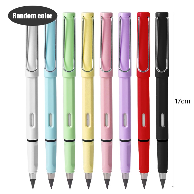 10pcs No Sharpening Eternal Pencil Students Novelty Lead No Ink Erasable Infinity Kids Pencil HB Erasable Pencil Writing Pencils Eternal Erasable Pencil Pens for School Art Supplies