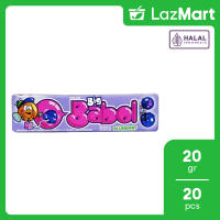 Big Babol Permen Karet Rasa Blueberry Box 20x20gr