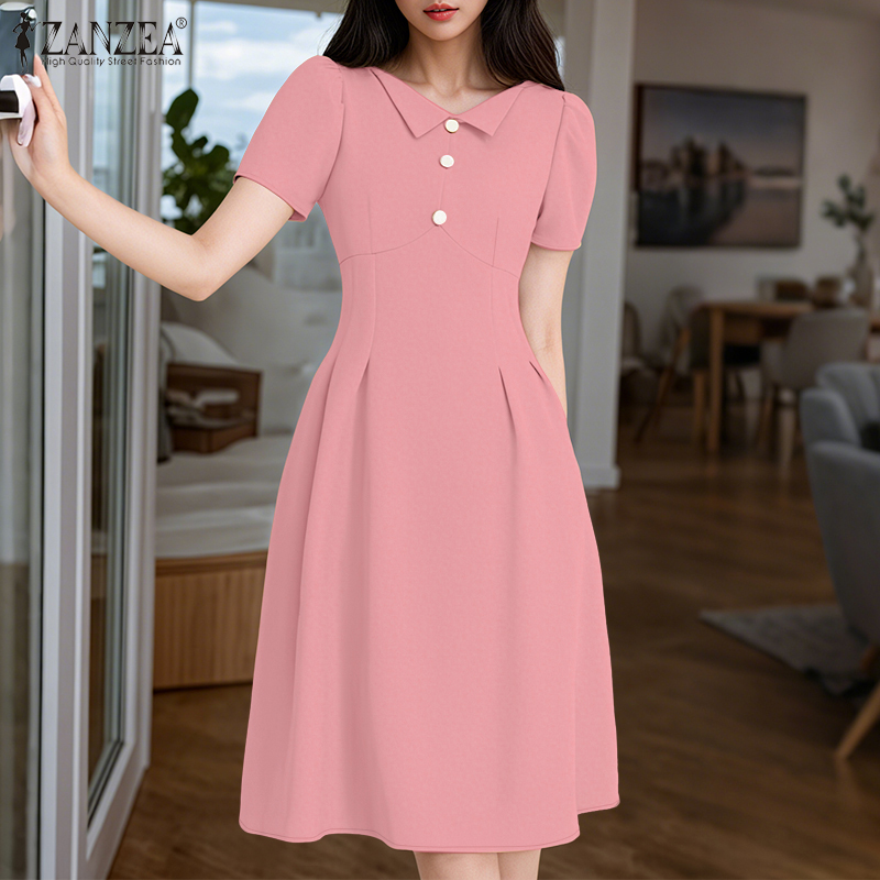 sachin and babi light blue dress Babysbule Women's Dress 2024 Summer Womens Fashion Casual Christmas  Printing Short Sleeve Round Neck Knee-High Vintage Dress
