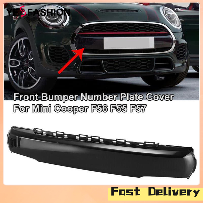 Yesfashion Store IN stock Front Bumper Trim Scratch Resistant Bumper Protector Strips 51117337791 Replaces Compatible For Cooper 2013-2019 F55 F56 F57