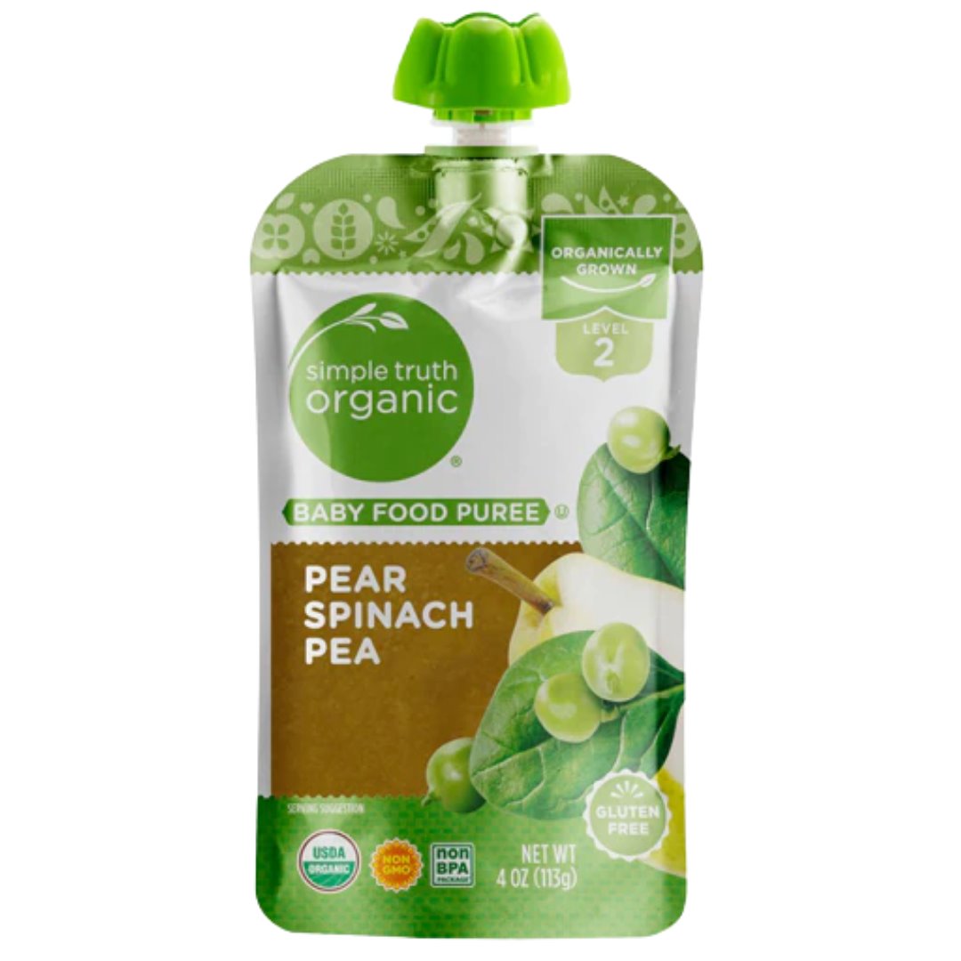 Monoprix Organic Baby Food 4+ months - Apple Pear (4x100g)