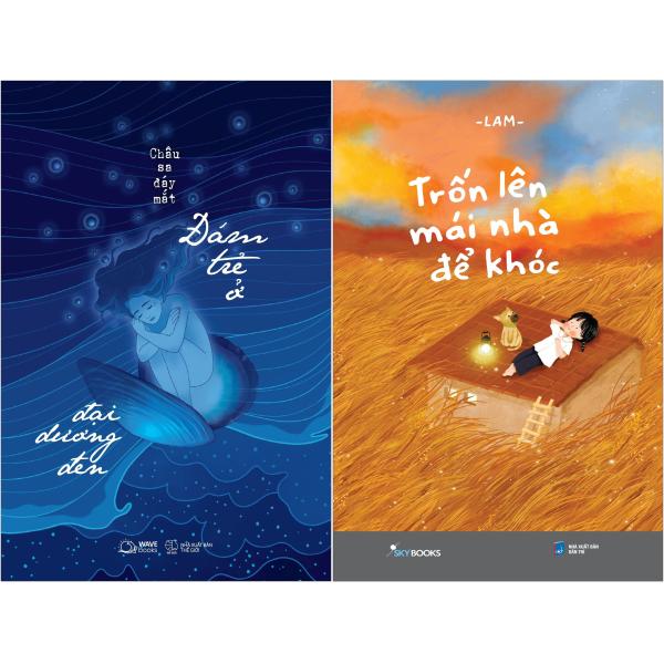 Fahasa - combo sách hay sách đám trẻ ở đại dương đen + trốn lên mái nhà để khóc